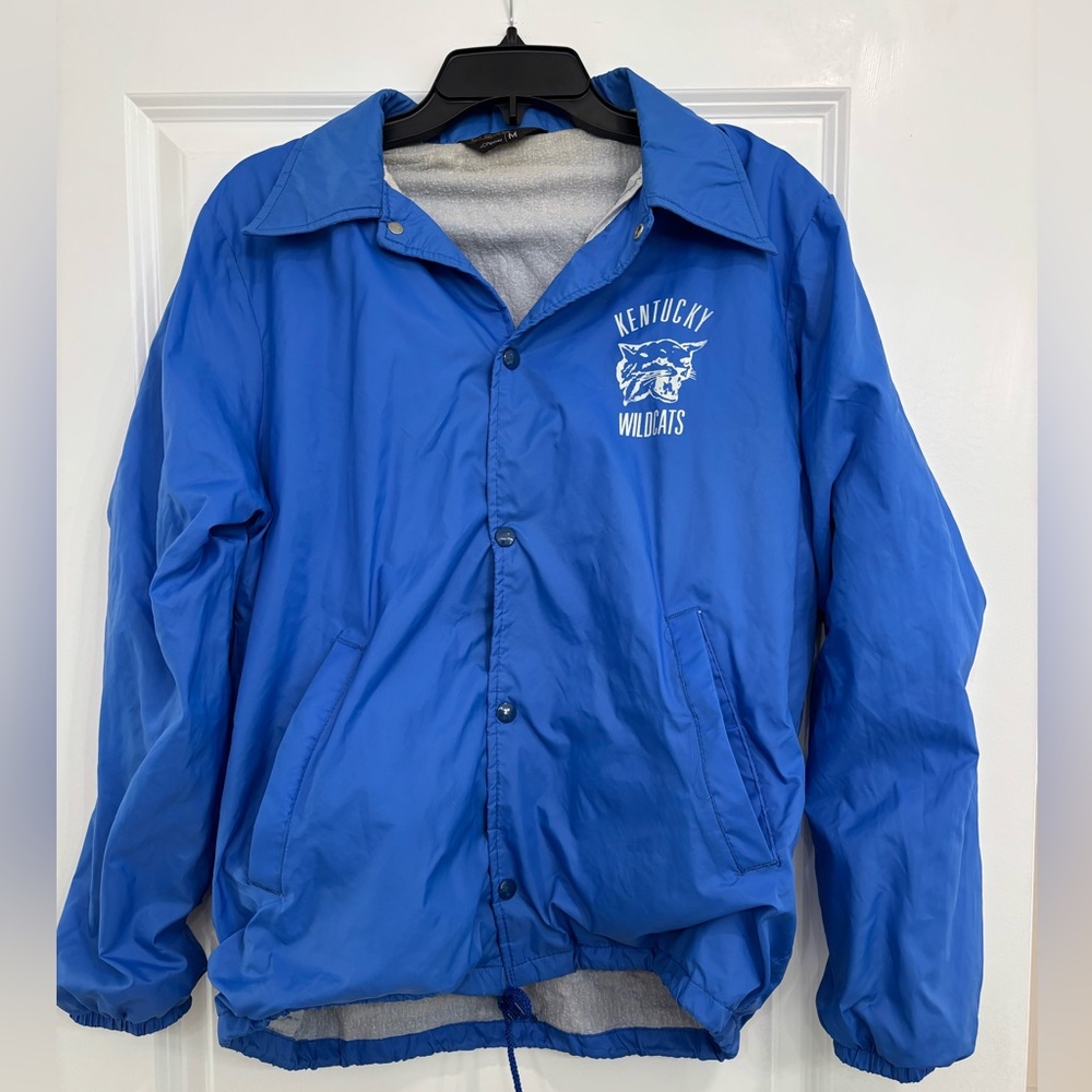 VTG 80s Era Kentucky Wildcats Coaches Jacket - Medium